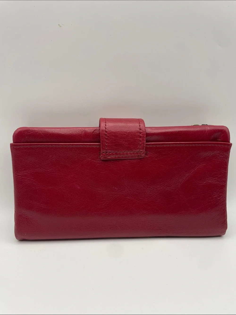 HOBO Torch Leather Wallet - Cardinal Red